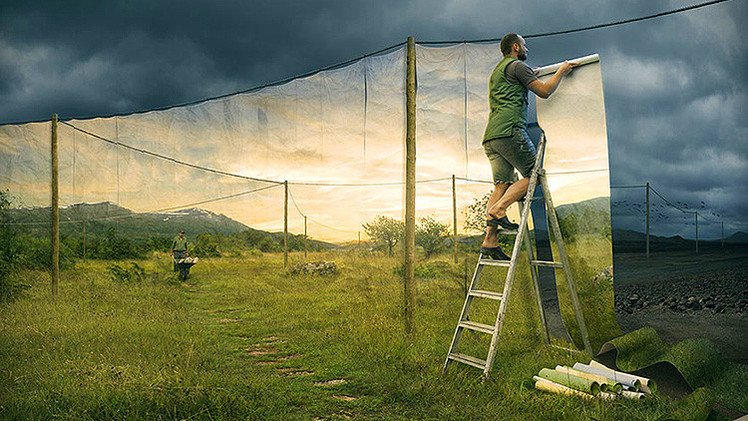 Las asombrosas ilusiones ópticas creadas por un fotógrafo sueco