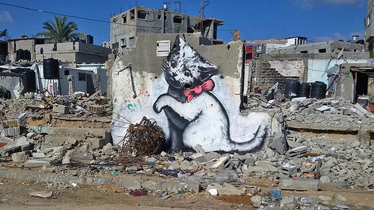 Video: El legendario Banksy revela los horrores de la Gaza devastada