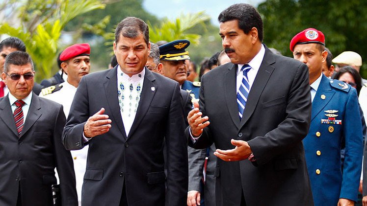 Correa: "El Gobierno de Venezuela se enfrenta a una guerra económica"