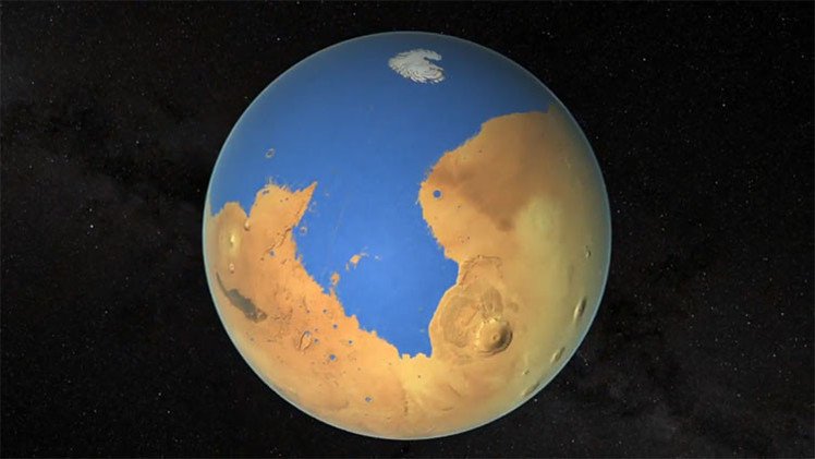 NASA: Marte tuvo un océano mayor que el Ártico