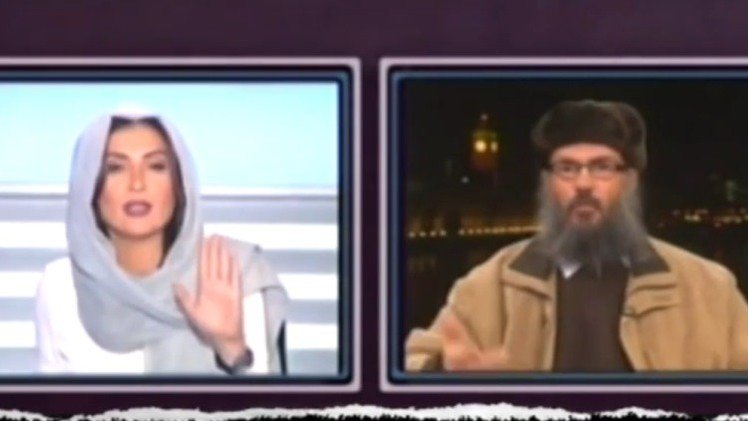 Presentadora de televisión libanesa pone en su sitio a un clérigo islamista