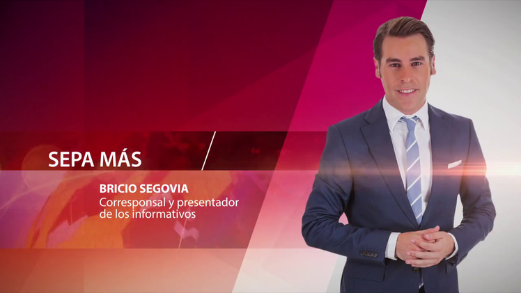  Bricio Segovia, corresponsal y presentador de los informativos