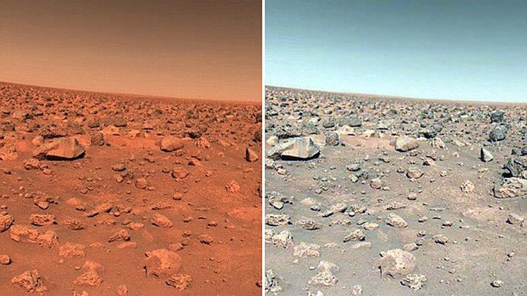 El debate sobre el color del vestido llega a Marte: ¿Es realmente rojo el planeta rojo?
