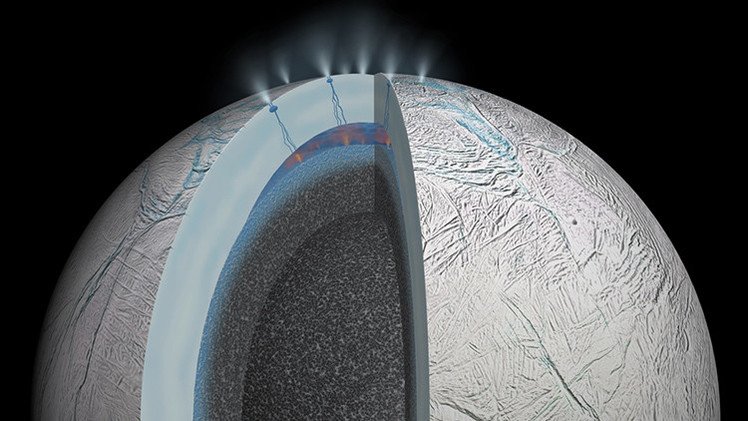 Hallan pruebas de que el mar oculto de una luna de Saturno podría albergar vida