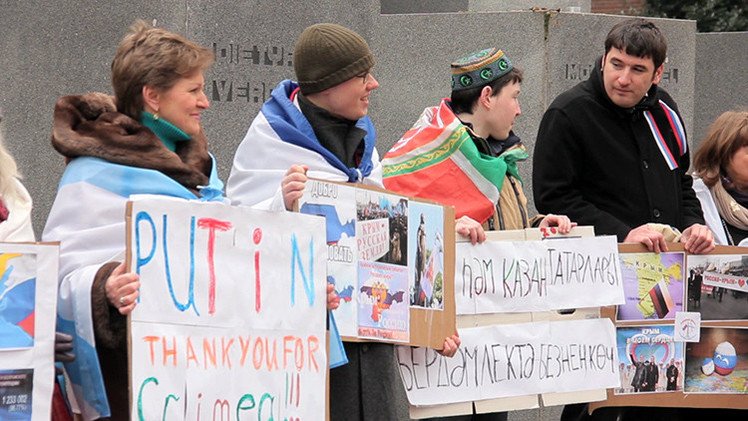 Celebran en La Haya el aniversario de la reunificación de Crimea con Rusia