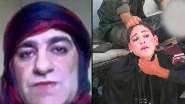 Miembros del Estado Islámico se visten de mujer para escapar del campo de batalla