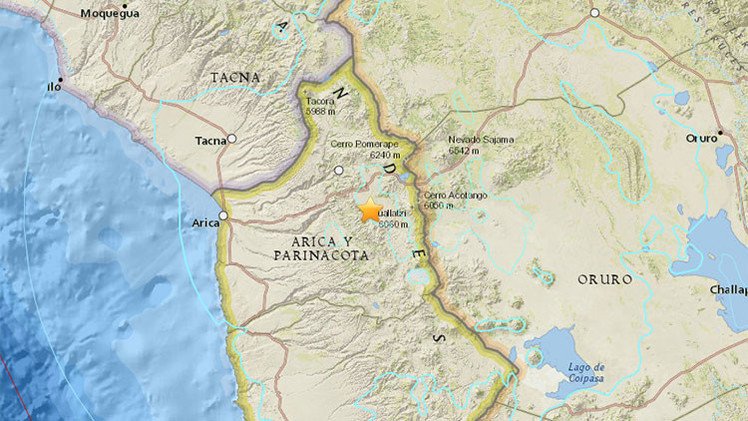 Un terremoto de magnitud 6,1 se produce en el norte de Chile