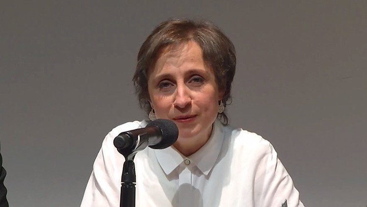 Aristegui denuncia la "reinstalación del autoritarismo mexicano"