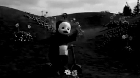 Una película de terror: Un artista muestra el 'lado oscuro' de los Teletubbies