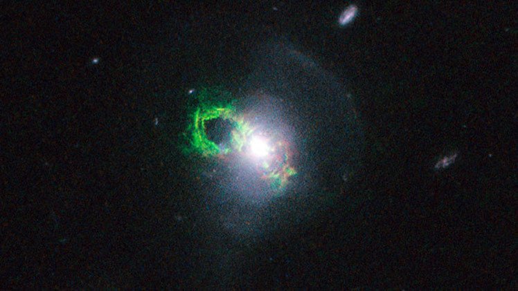 Fotos únicas: Hubble capta 'fantasmas verdes', muestras de una explosión radioactiva