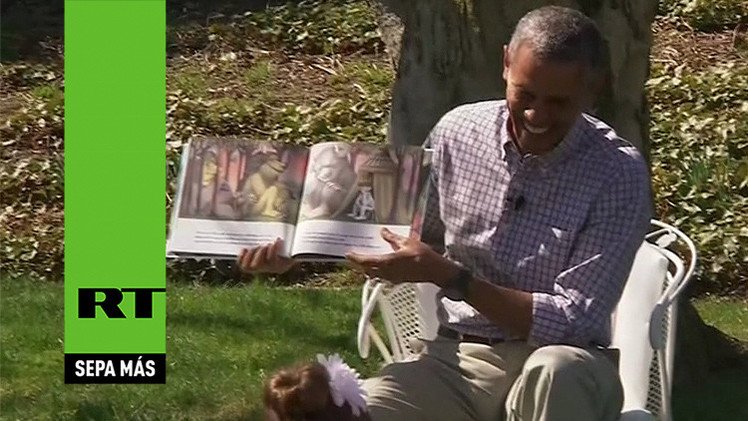 Obama se ríe de niños que gritan asustados por unas abejas