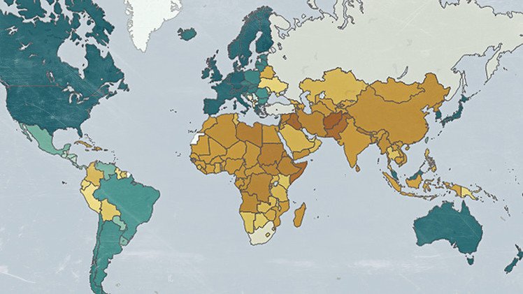 Mapa: ¿Cuáles son los pasaportes más y menos poderosos del mundo?