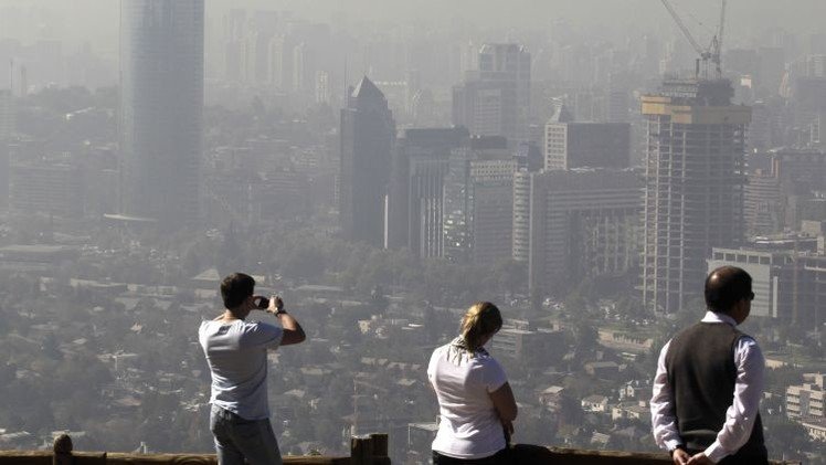 Chile declara una alerta sanitaria por la contaminación del aire