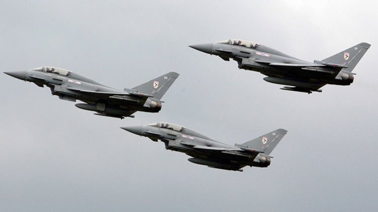 Otra acusación infundada: Reino Unido 'intercepta' cazas rusos cerca de su espacio aéreo 
