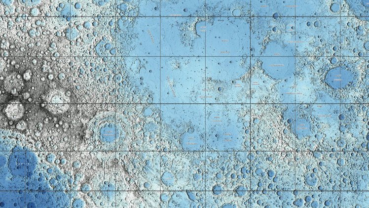 Los mapas más impresionantes de la Luna jamás publicados