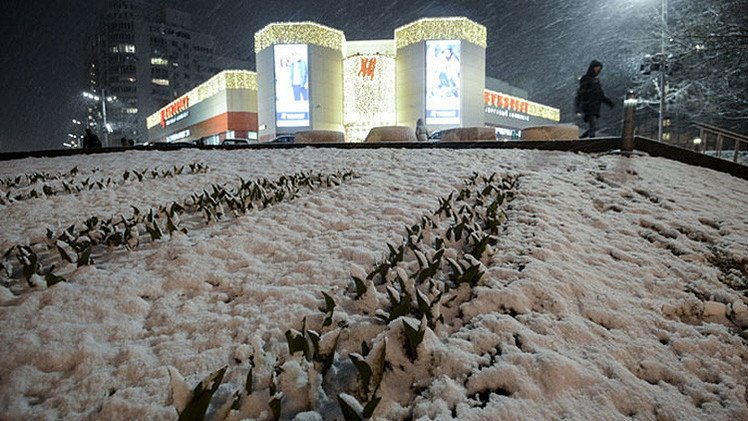Fotos: Una nevada de abril toma por sorpresa a Moscú