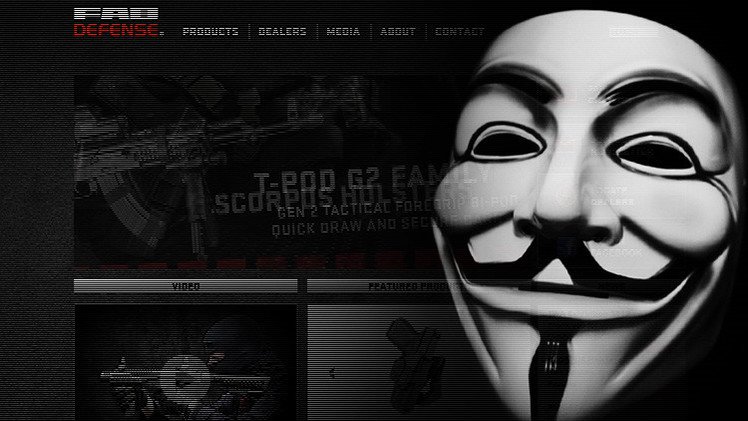 Anonymous 'hackea' el sitio web de una empresa israelí importadora de armas