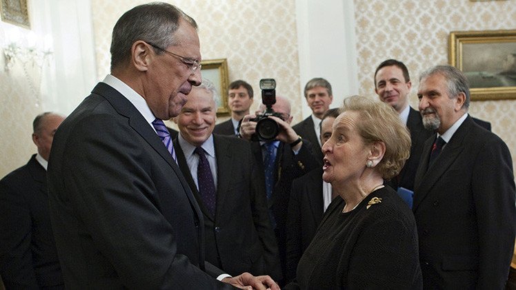 Lavrov contó cómo junto con Madeleine Albright violó la ley de EE.UU.