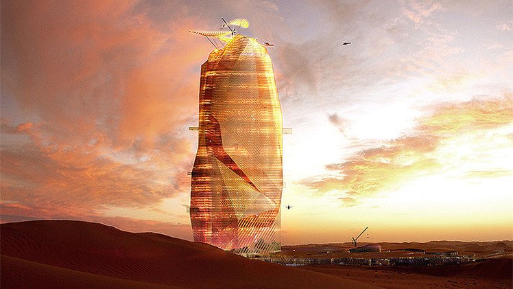 Fotos: Una 'ciudad vertical' crecerá en pleno desierto del Sáhara