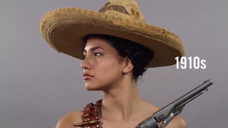 100 años de belleza femenina mexicana en un minuto