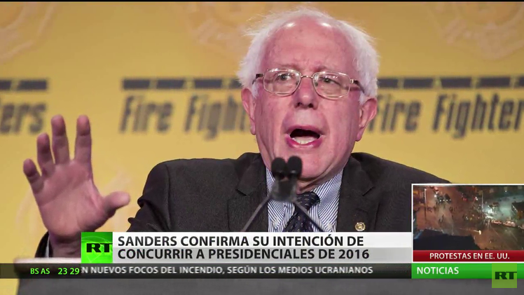 EE.UU.: Senador Bernie Sanders confirma su intención de concurrir a presidenciales de 2016