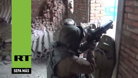 Publican imágenes de una operación antiterrorista en Rusia 