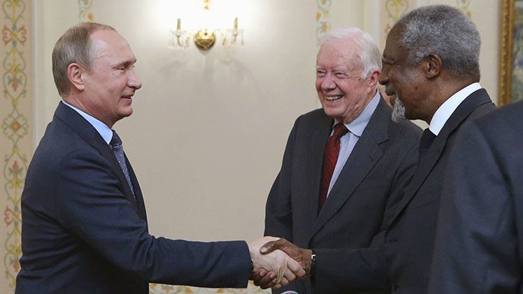 Jimmy Carter: "La reunificación de Crimea con Rusia fue inevitable y es irrevertible"