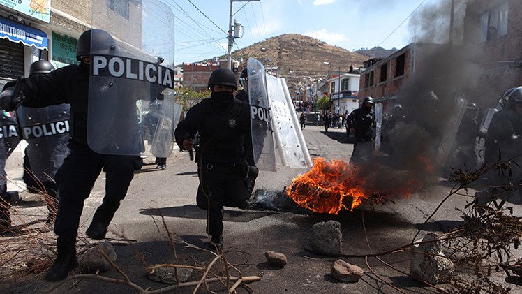 Fotos, video: Decenas de heridos tras ataque de la Policía mexicana contra jornaleros