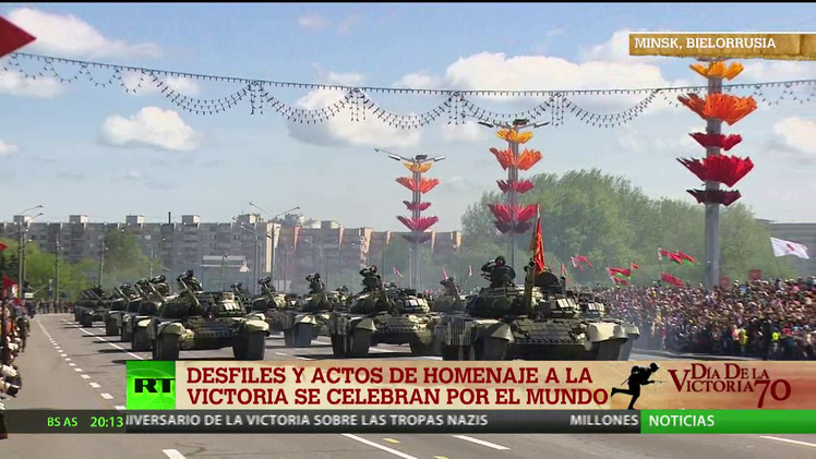 Desfiles y actos de homenaje a la Victoria se celebran por el mundo - RT
