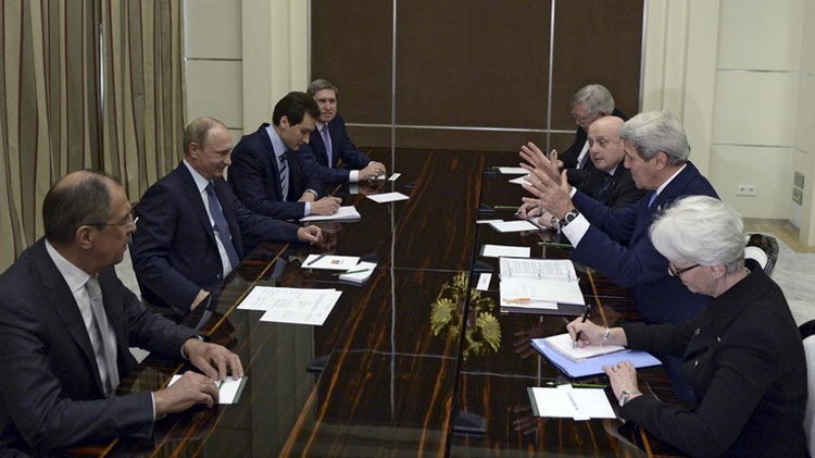 La reunión de John Kerry con Vladímir Putin descongela las relaciones entre Rusia y EE.UU.