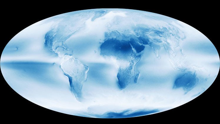 Mapa: Las áreas más nubosas y más secas del planeta