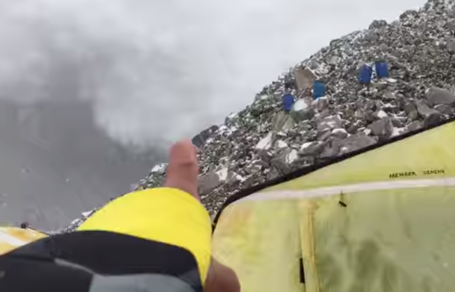 El nacimiento de una devastadora avalancha visto por los ojos de unos escaladores