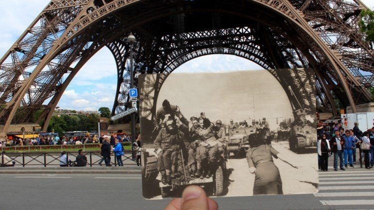 15 fotos que muestran cómo ha cambiado París después de la Segunda Guerra Mundial