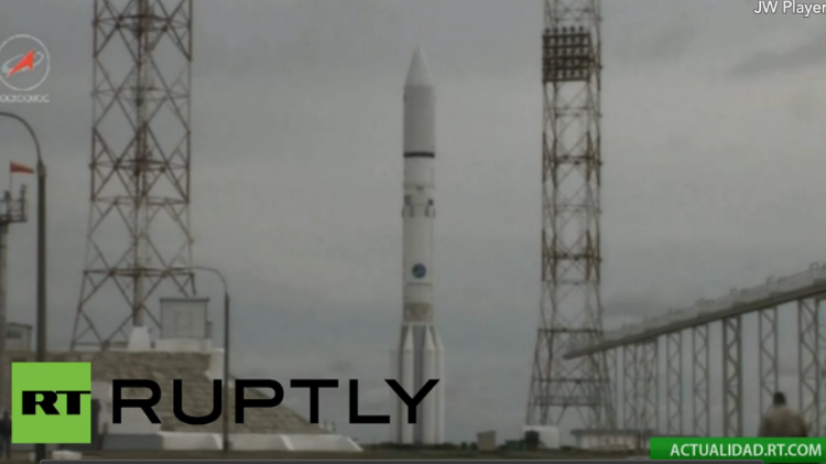 VIDEO: Lanzamiento del cohete ruso Protón-M con un satélite mexicano