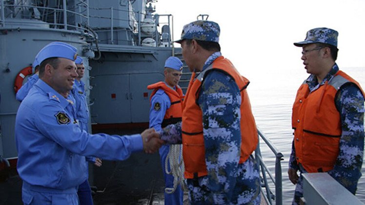 Las Marinas de Rusia y China inician la fase activa de sus ejercicios en el Mediterráneo