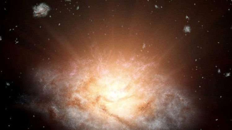 Como 300 billones de soles: Hallan la galaxia más brillante del universo