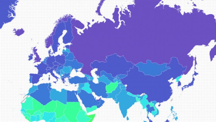 Mapa: ¿Qué países serán los primeros afectados por el cambio climático?