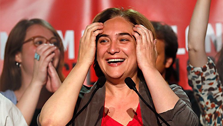 La 'candidata antidesahucios' apoyada por Podemos Ada Colau será la próxima alcaldesa de Barcelona