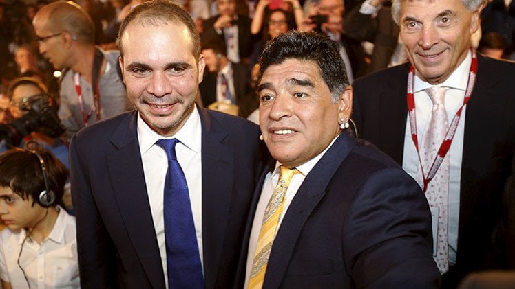 Conozca al príncipe Alí bin al Hussein, que busca presidir la FIFA apoyado por Maradona 