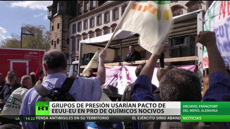 La industria química quiere promover productos nocivos con el tratado de libre comercio EE.UU.-UE