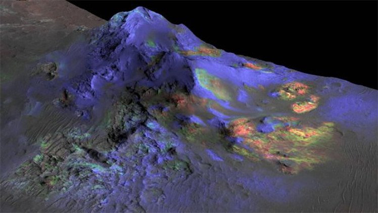 Encuentran en Marte vidrio que puede aclarar el enigma de la vida en el planeta