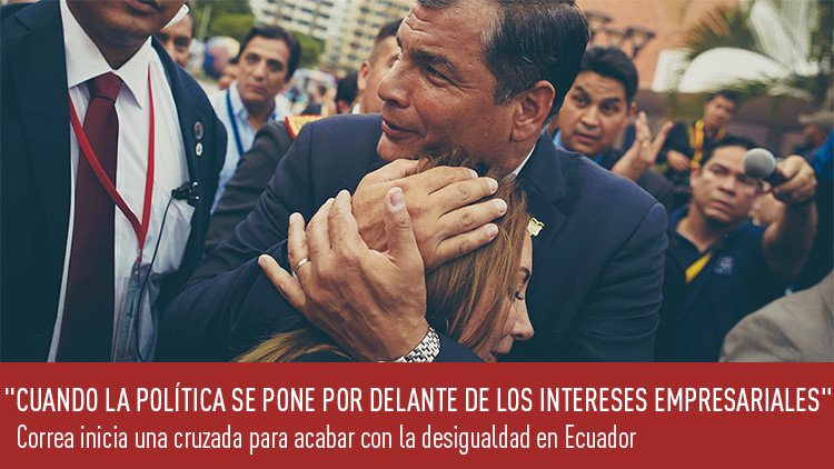 Correa, el “impuesto a la herencia” y los programas sociales