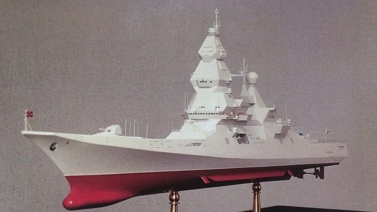 Diseñan en Rusia un destructor atómico que porta más misiles que una flotilla