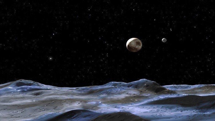 La NASA publica por primera vez un video en color de Plutón y su luna Caronte