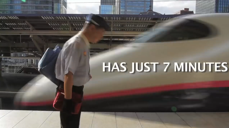 El milagro japonés: ¿Cómo se limpia un tren bala entero en siete minutos?