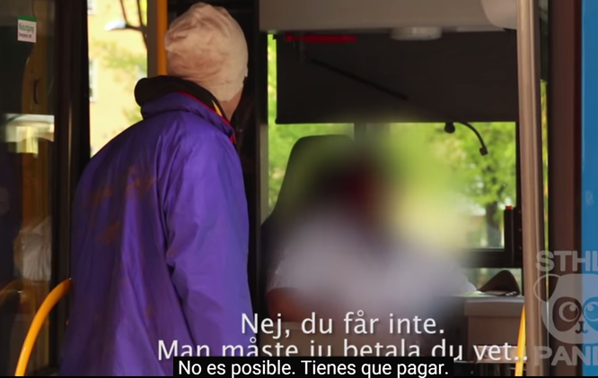 Discriminación a la sueca: ¿A quién le permiten viajar gratis en autobús a un rico o a un pobre?