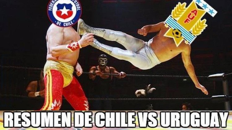 Los memes más divertidos sobre el triunfo de Chile ante los charrúas 