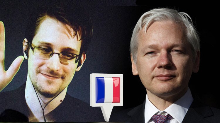 Ministra francesa: "Francia podría ofrecer asilo a Assange y Snowden"