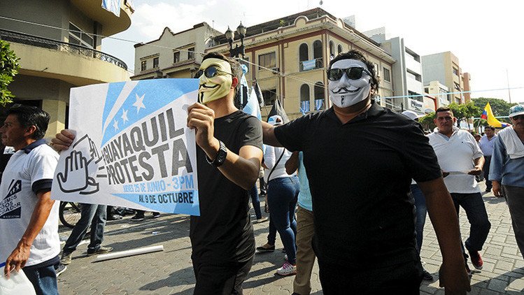 Ofrecieron 30 dólares por asistir a marcha contra Rafael Correa en Guayaquil