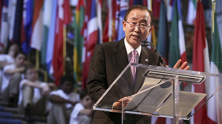 Ban Ki-moon alerta de que el mundo corre el riesgo de entrar en el “caos climático”